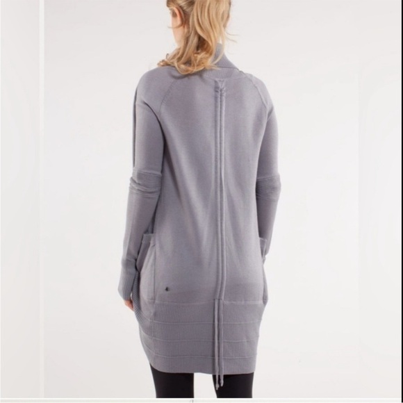 Lululemon Transformation Wrap Cardigan Sweater Grey - Picture 9 of 10